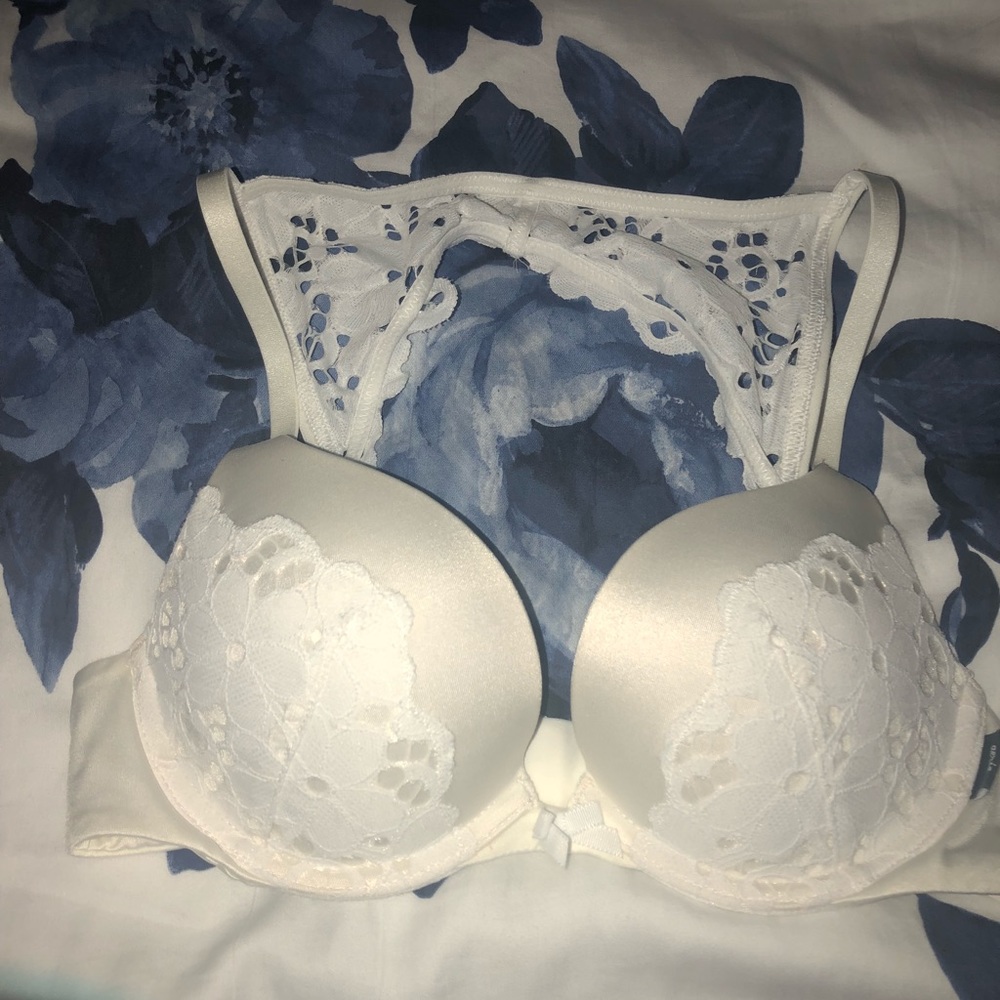 aerie Brooke white bra size 34A